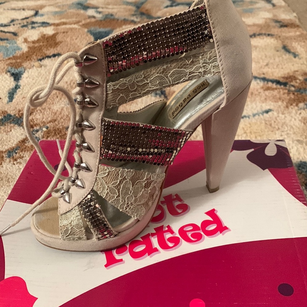 Lace up heels